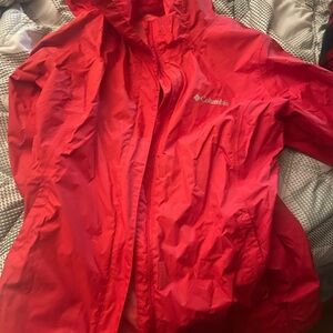Columbia Vibrant Red Outdoor Jacket